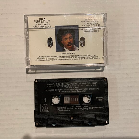 Lionel Richie - Dancing on the Ceiling Cassette Tape 1985 - Picture 2 of 4